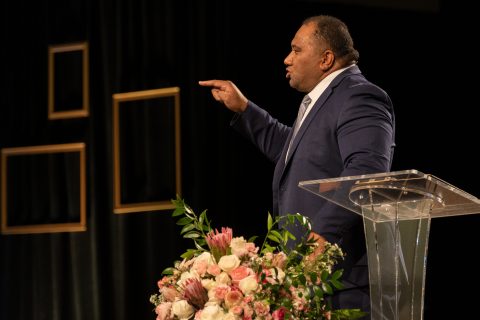 “The Bible teaches us that there is an inseparable connection between the Sabbath and our concern for our fellow human beings. We ought to be the kindest, most loving, welcoming people on the planet,” said Douglas Na’a, the morning speaker, as he concluded his series of messages that detailed the message of Isaiah 58. [Photo: Samuel Girven]