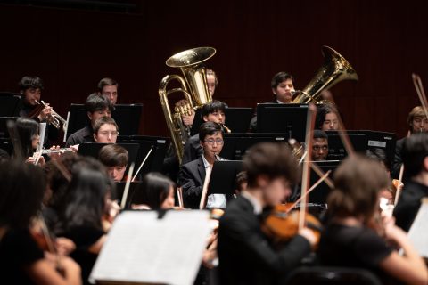 Students from Andrews Academy, Battle Creek Academy, Grand Rapids Adventist Academy, Great Lakes Adventist Academy, Hinsdale Adventist Academy, Indiana Academy, Spring Valley Academy and Wisconsin Academy attended the Music Festival. (Photo by Randy Ramos, University Communication student photographer)