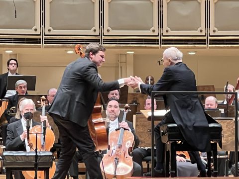 Blomstedt and cello soloist Andrei Ioniţă
