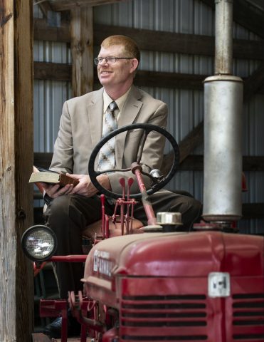 Jeff Veldman worked as a herdsman and today pastors the Superior, Ashland and Hayward churches in Wisconsin, along with a church plant in Herbster. [photo by Sandra Mendez]