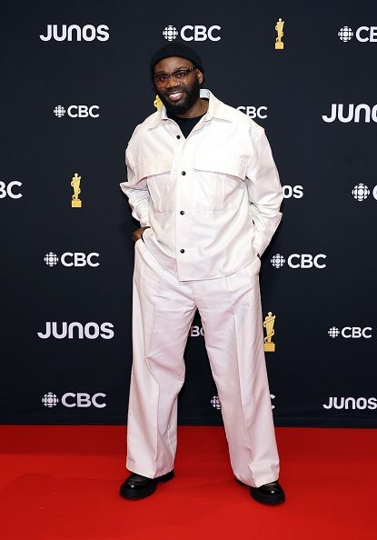 K-Anthony is photographed on the red carpet at the Juno Awards on Sunday, March 24, 2024. (Photo provided by Vision PR Solutions)
