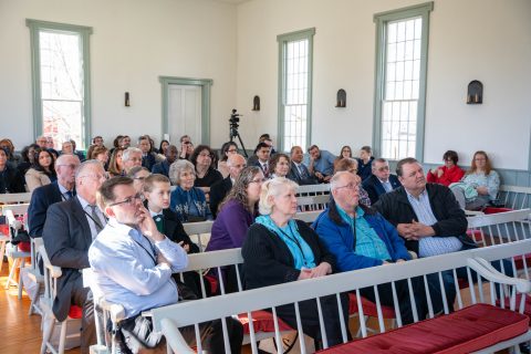 Attendees listen to Kevin Burton, Director for Center for Adventist Research and Associate Professor at Andrews University.