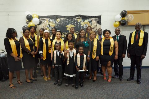 Maranatha graduates from kindergarten to doctorate level were recognized during the May 25, 2024 service
