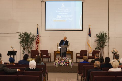 Brian Strayer gave a history of how the Jackson Church led the way in pivotal moments of Adventism.