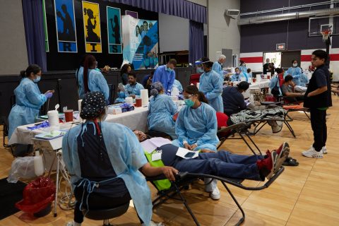 The Indiana Department of Health/Oral Health Division contributed 200 dental care bags to the clinic, while students from the University of Indianapolis and Indiana University School of Dentistry assisted in providing oral health education. “Partnerships like these are crucial to our effectiveness,” said Randy Griffin, who helps coordinates the dental clinics for AMEN.