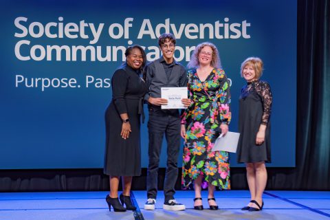 The award “Best Student Artistic/Design Photography” went to Nate Reid, junior digital communication/digital media major, and Skyler Campbell, senior graphic design major, for their work on the Envision’s cover.