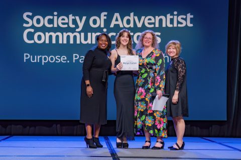 Moraya Truman, junior digital communication/digital media major, received the “Best Student Microcopy Award” for her work on social media copy for The Hopeful, a film released in 2024 focusing on the founders of the Seventh-day Adventist church.