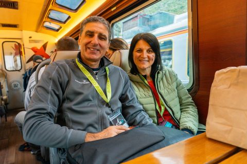 Titus Naftanaila, Wisconsin Conference president (left)