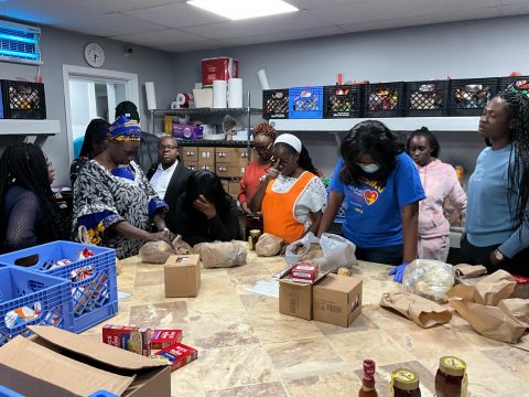 As they moved forward with the building purchase, the Living Hope Church members discovered another unexpected blessing—a fully functioning food pantry complete with walk-in freezers and trucks for deliveries. “We had no choice but to invest in the ministry that was already there,” said Pastor Sarpong. Today, the food pantry serves over 200 people every month and is registered with the Northern Illinois Food Bank. “