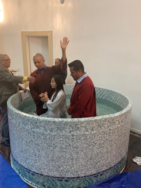 Baptism at Milwaukee North Hispanic Church