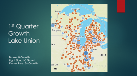 The spring evangelistic meetings with Robert Costa and John Bradshaw are an opportunity to grow during the COVID-19 challenge; this slide demonstrates how many churches are growing and those which are not.