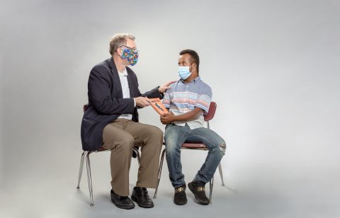 Joshua's Sabbath School teacher, David Randall, says Joshua's outgoing personality, in spite of his Down's Syndrome, makes him a natural to serve by collecting offerings and distributing Guide magazines.