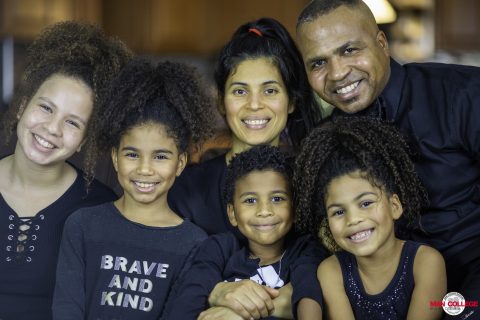 Philip Willis Jr. pictured with his wife Vivian; daughters Hannah, Amanda, Victoria; and son Philip III.