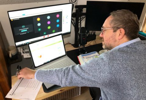 “The way I see it, every student has a front row seat in ASPIRE,” says Zork. “Sometimes in a classroom of 20 or more students, someone can disappear in the back where he or she may struggle to see and hear. With ASPIRE, those challenges are reduced, if not eliminated.”