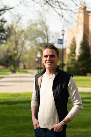 Nehemiah is majoring in Communication with minors in Leadership and Marketing. Photo credit: Darren Heslop