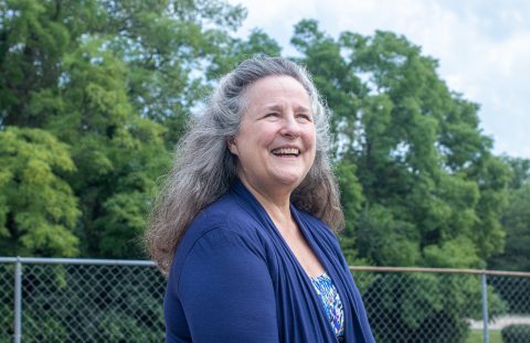 Diane Pittenger says it may sound like a cliche but she and the prison ministry team at Peoria Church are more blessed when they visit the inmates. Photo credit: Matthew Lucio